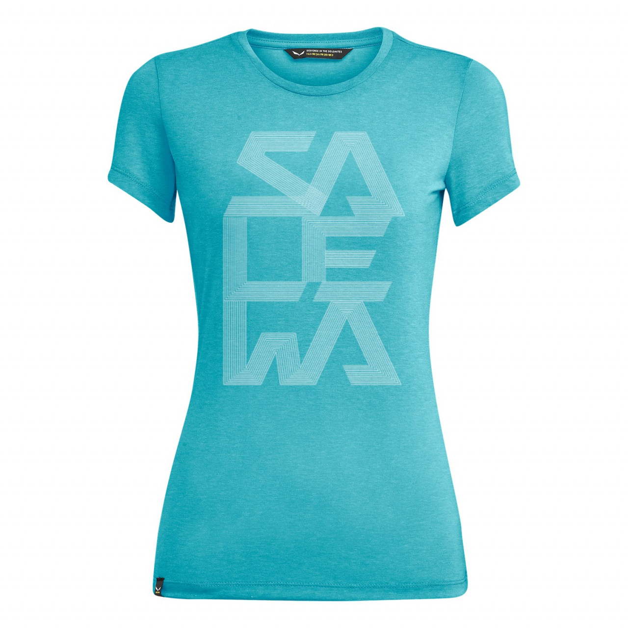 Salewa Print Dry T-Shirts γυναικεια μπλε Greece JD8061245